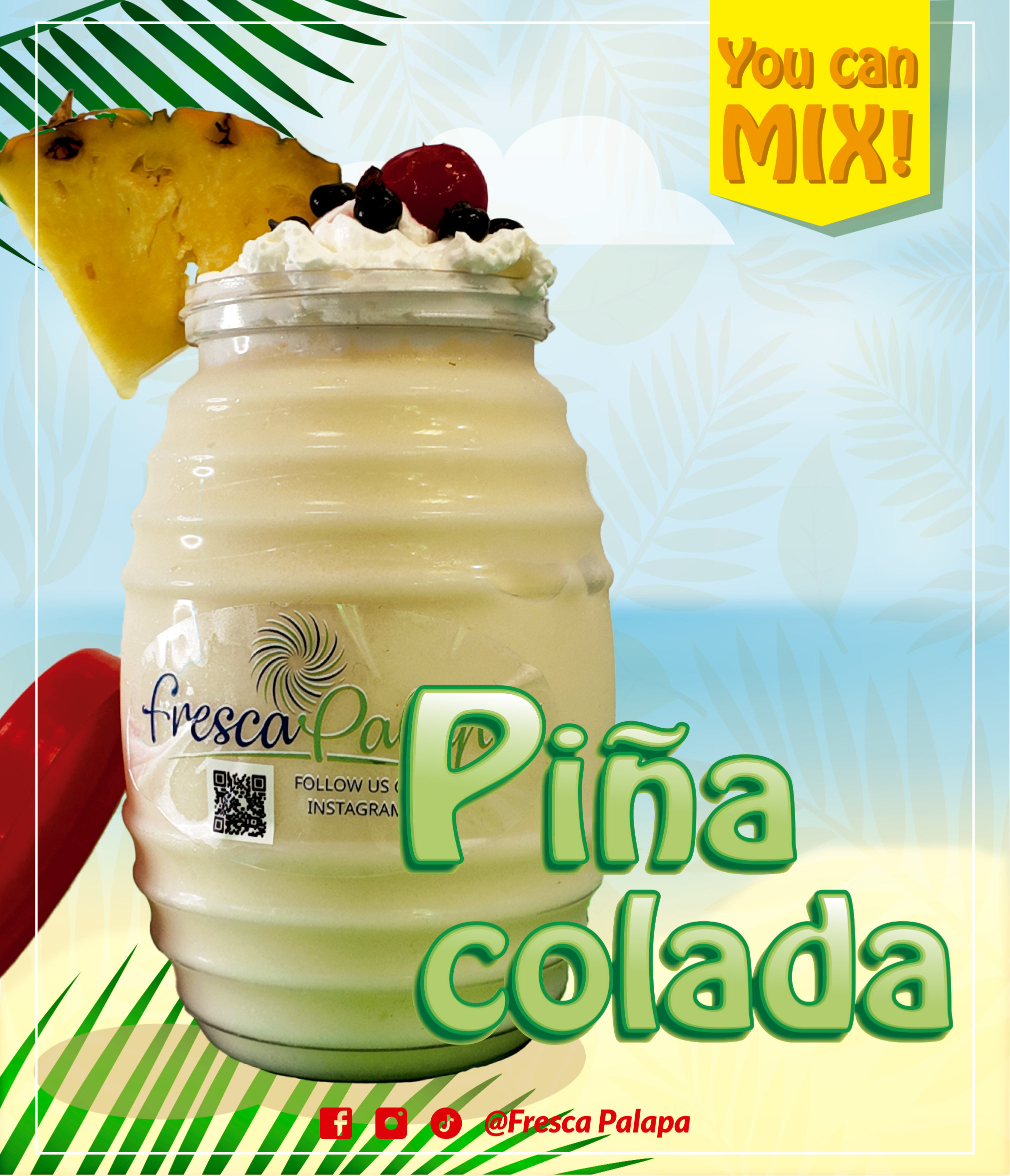 CARRETE PIÑA COLADA